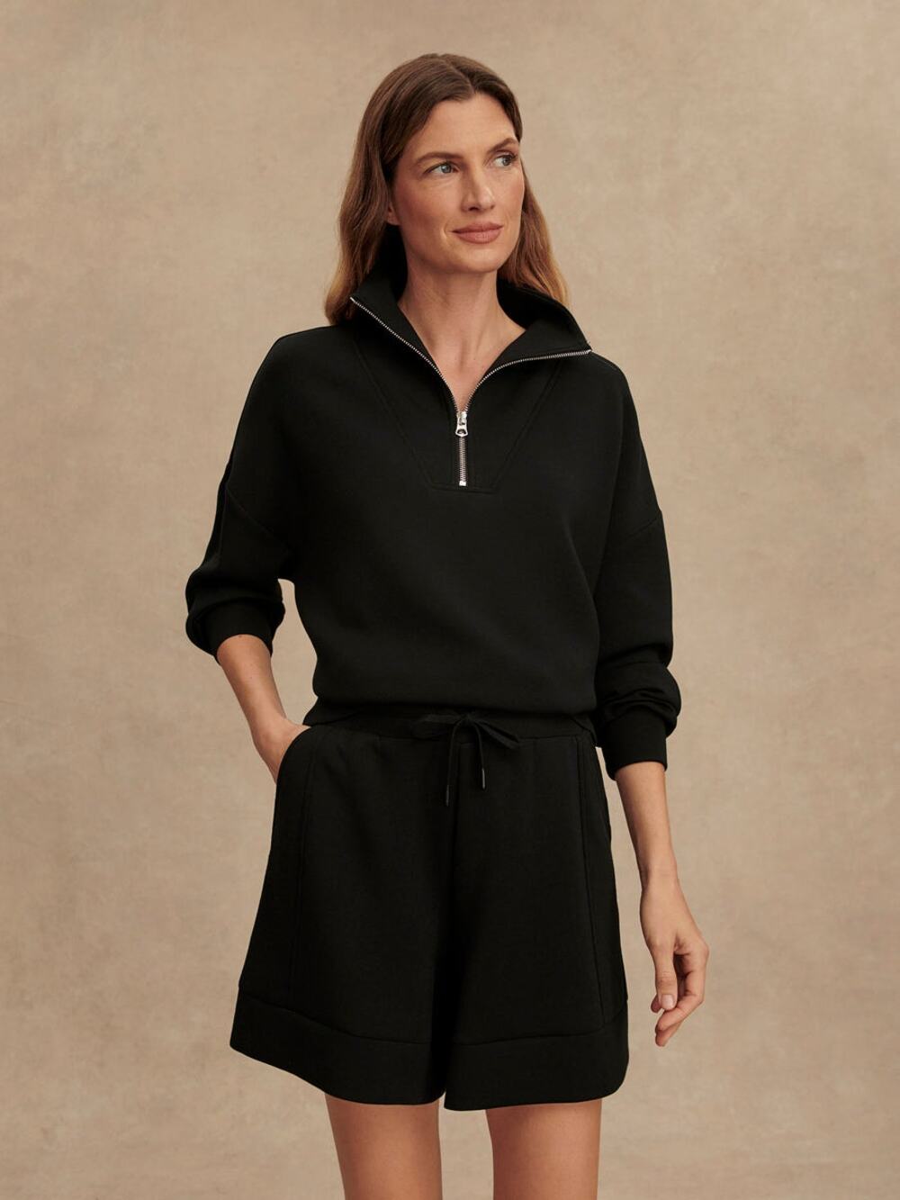 Varley Alder High-Rise Black Short 5.5" sz xl